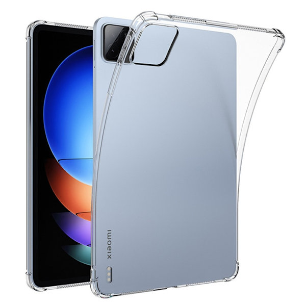 Til Xiaomi Pad 6S Pro 12.4 -TPU Klar Matteret Tablet-Taske Transparent