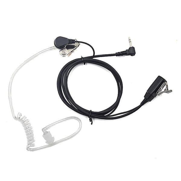 2,5 mm Hodesett Ørepropphodesett 1 Pin Ham - Amatørradio Black