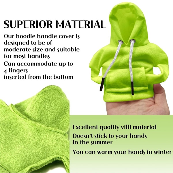 Bil Hoodie Skydd Design Dekoration Växelspak - Grön Grön