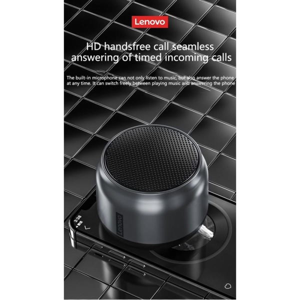 LENOVO Thinkplus K30 Portable Bluetooth högtalare Silver