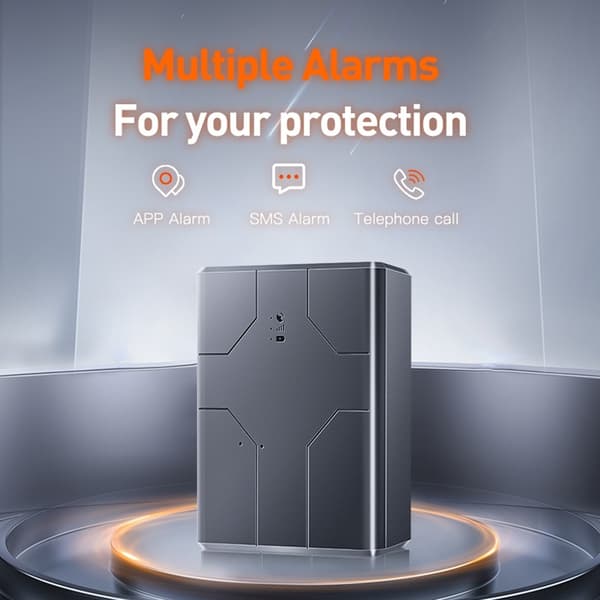 Q16 GPS Tracker Magneettinen varkaudenesto 4G Locator Multi Alerts Tracking Device Black