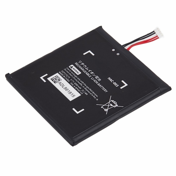 Batteri kompatibelt med Nintendo Switch (2017) 3.7V 6000mAh Svart