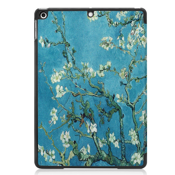 Apple iPad 10.2 2021/2020/2019 Slim fit tri-fold fodral - Flower multifärg