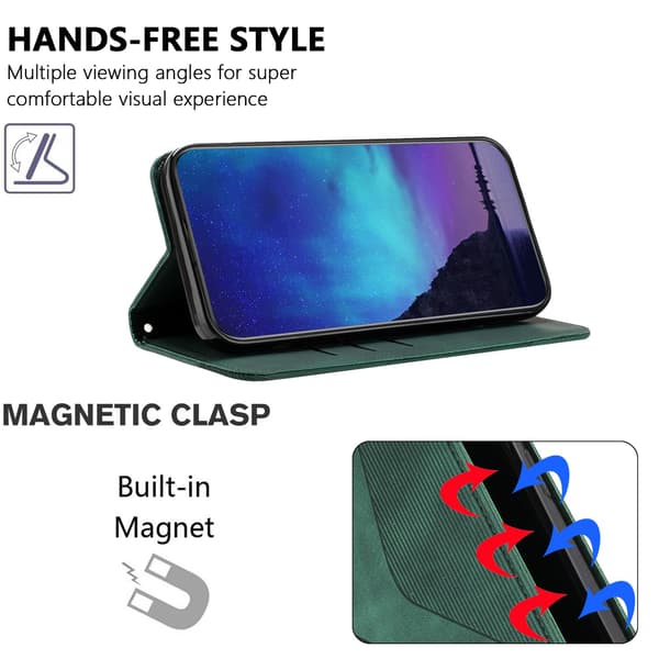Oppo Find X9 Ultra 5G Lompakkokotelo Green