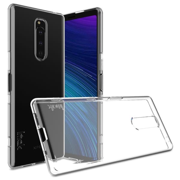 IMAK UX - 5 Series cover av termoplastisk polyuretan til Sony Xperia 1 Transparent