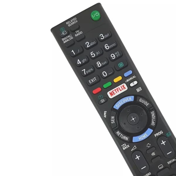 Fjärrkontroll Ersättning för RMT-TX101D För Sony TV Svart