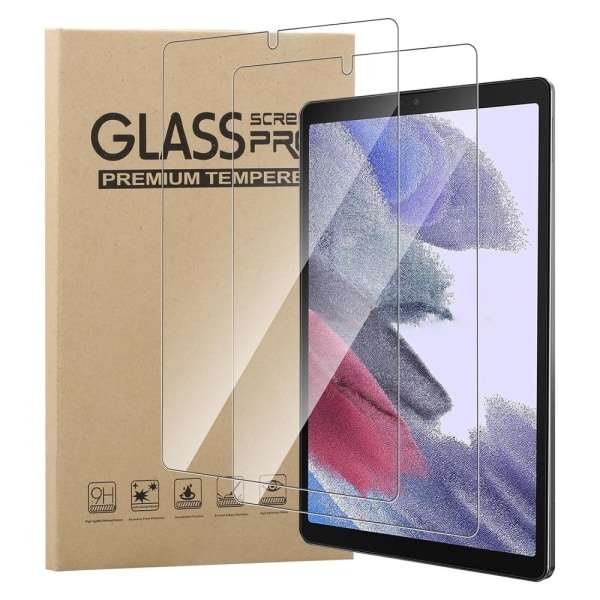 2 stk skjermbeskytter av herdet glass for Samsung Galaxy Tab A9 Transparent