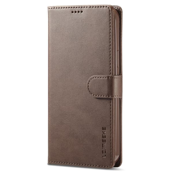 LC.IMEEKE Lompakkotelinekotelo iPhone 15 Pro Dark brown