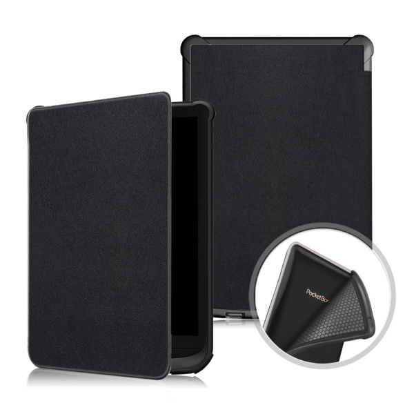 Etui til PocketBook læsetablet - Mange forskellige modeller - Sort Black