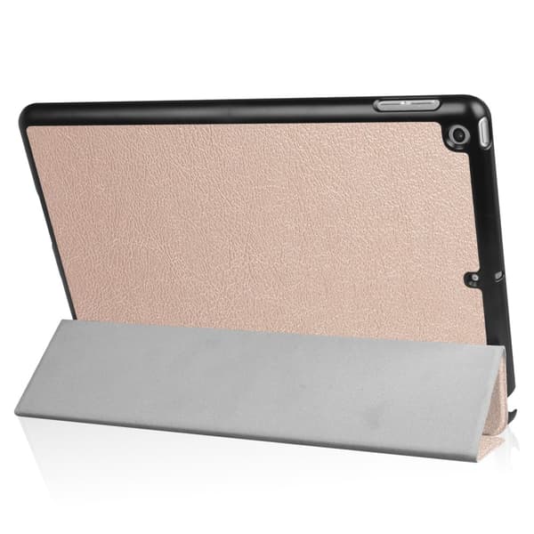 Til iPad 9.7 (2018)/9.7 (2017) Trifoldet etui - Rose Gold Gold
