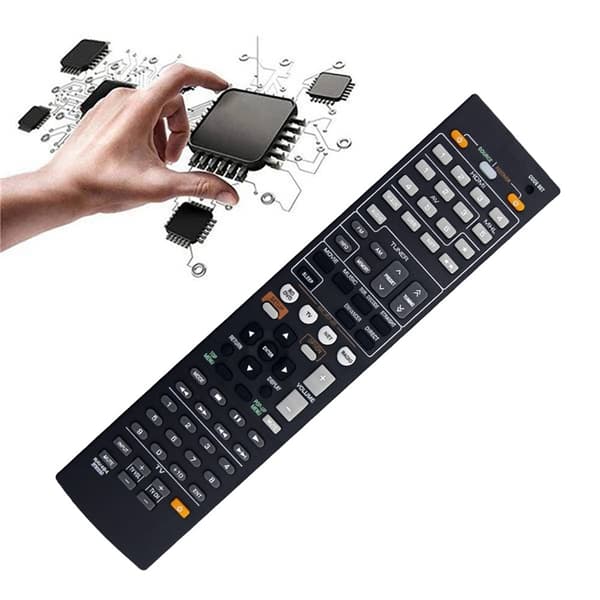 Fjernkontrollerstatning for RAV494 For Yamaha Audio/Video Receiver Black