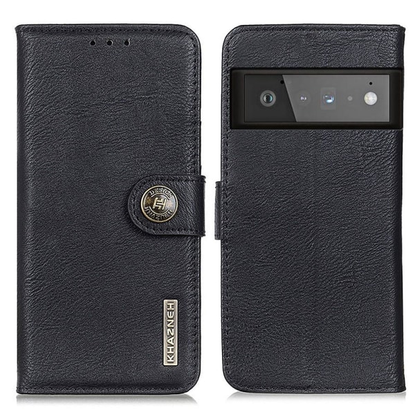 KHAZNEH Wallet Stand Case for Google Pixel 6 Pro Black