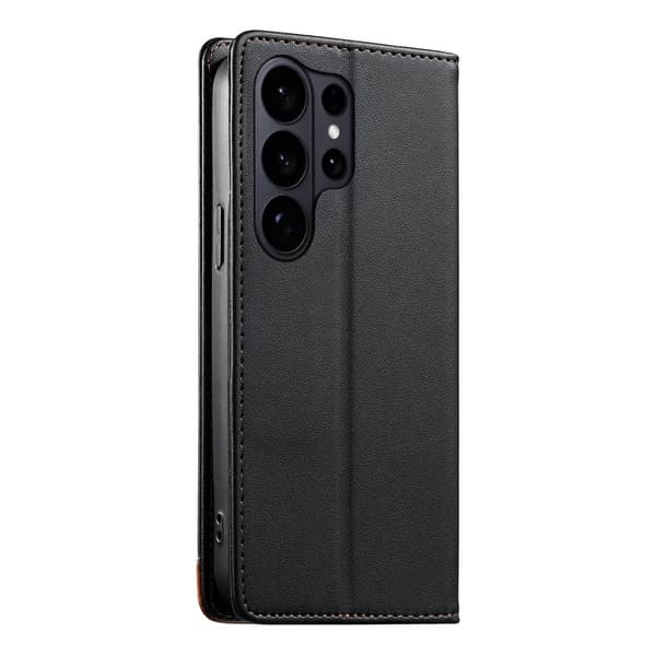 DIERFENG Til Samsung Galaxy S26 Ultra Lommebokdeksel RFID Beskyttelse Stativ - Svart Black