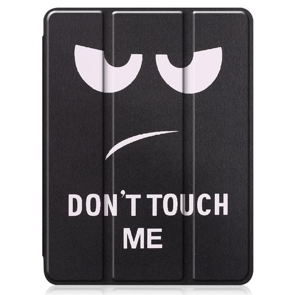 For iPad Pro 11 2021 Tri - fold Stand Tablet Suojakuori Kansi - Don't Touch Black