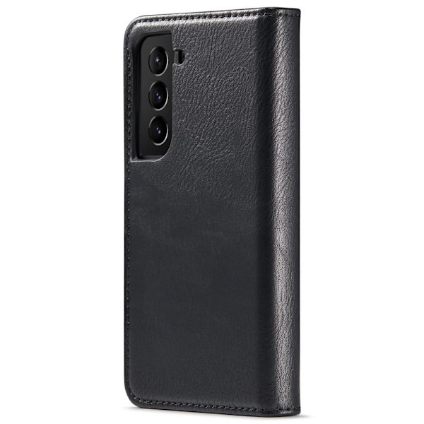 Samsung Galaxy S22+ 5G DG.MING Irrotettava 2-in-1-lompakon suojakotelo Black