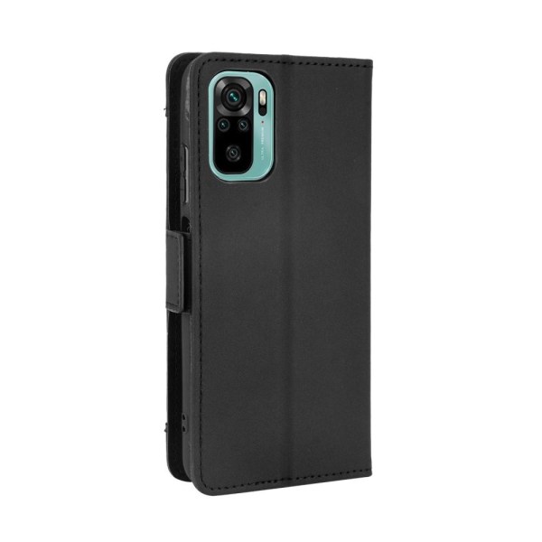 Lompakkoteline kääntökotelo Xiaomi Redmi Note 10S/Note 10 4G - Musta Black