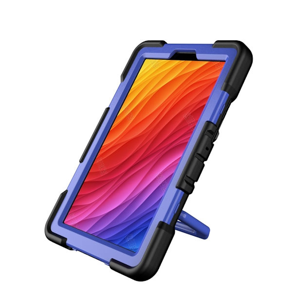 Til Samsung Galaxy Tab A11+ Etui PC+Silikone Tablet Cover Black + Blue Multicolor