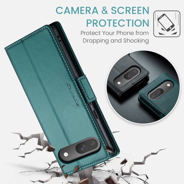 CASEME Til Google Pixel 10 Pro / 10 / 9 Pro / 9 Etui Stativ Telefon Cover Green