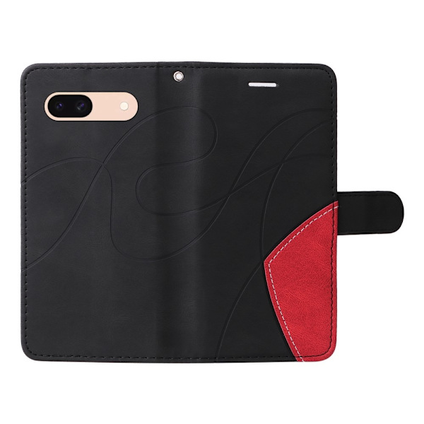 Til Google Pixel 8a KT-serie-1 dobbeltfarve Black