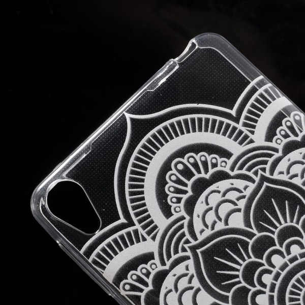 Sony Xperia E5 Slim TPU etui Fresh Flowers Transparent