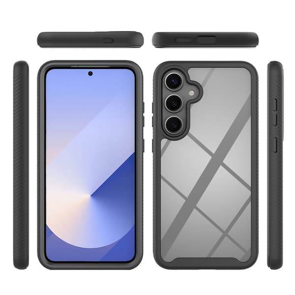 Samsung Galaxy S26 Puhelimen Suojakuori Näytönsuojalla Black