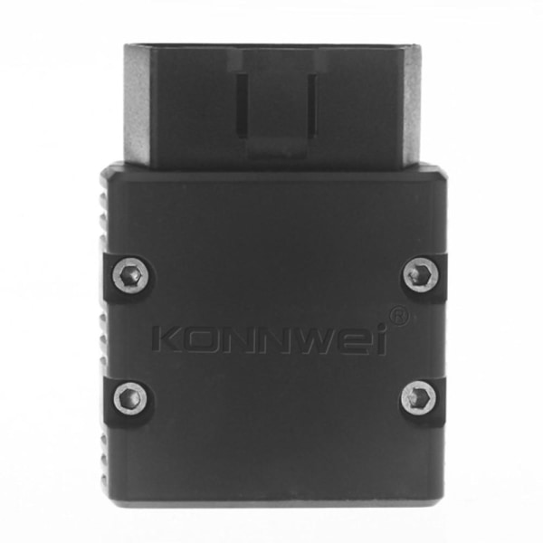 KONNWEI Bluetooth ELM327 OBD2 IOS Android bilkodläsare Svart