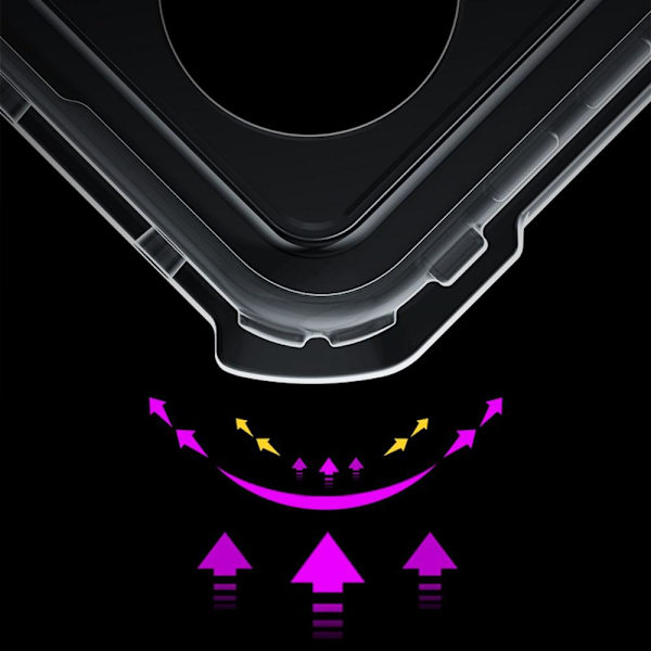 XUNDD bagcover til Samsung Galaxy A14 5G akryl+TPU telefonetui Black
