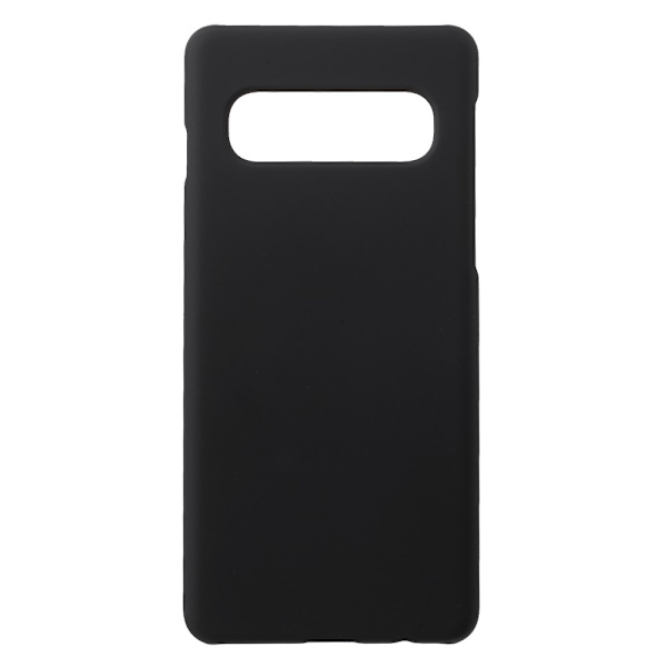 Rubberized PC Hard Casing - Samsung Galaxy S10 - Musta Black