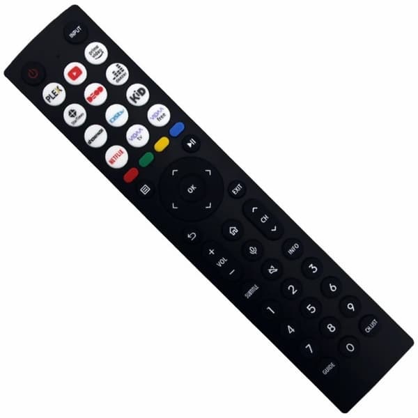 TV-fjernkontroll erstatning for ERF2I36H for Hisense TV Black