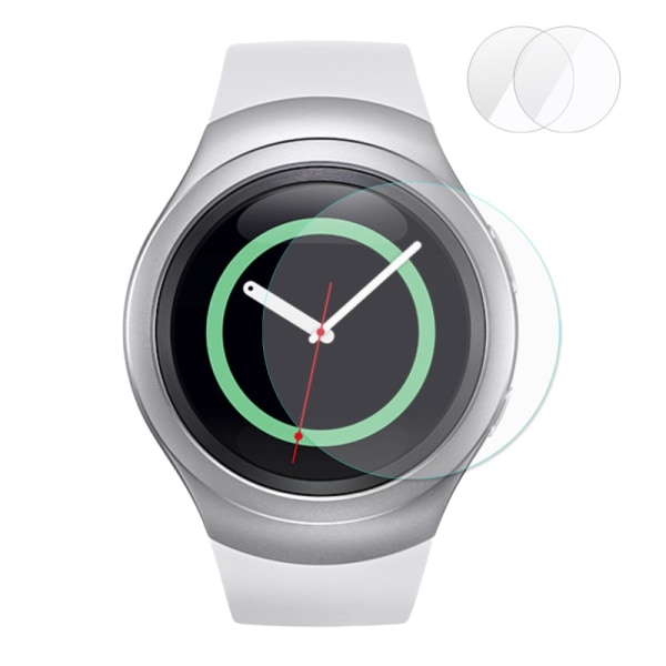 2 st HAT PRINCE Samsung Gear S2 Tempered Glass 0.2mm Transparent