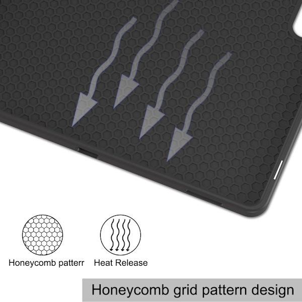 For Samsung Galaxy Tab S10 Ultra Stand Case Shock-Absorbent Tablet Cover with Pen Slot Blue