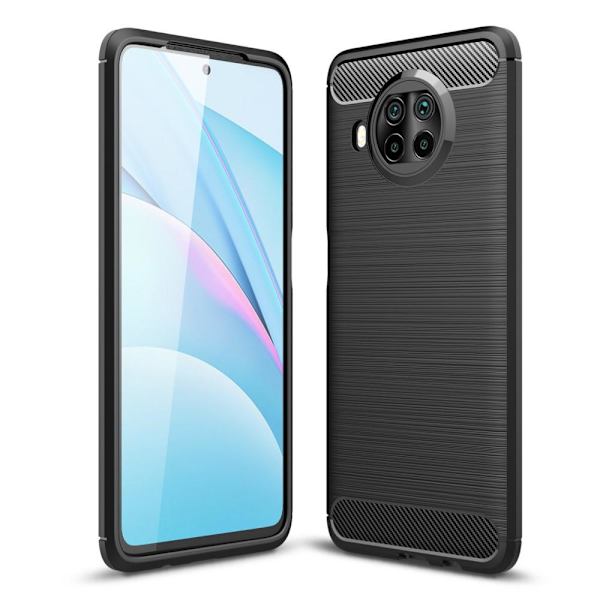 Xiaomi Mi 10T Lite Karbon fiber Texture Skal - Svart Svart