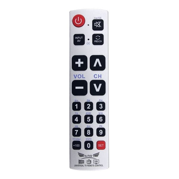 TV fjärrkontroll Ersättning Universal Philips / Panasonic / Samsung / LG / Sharp grå
