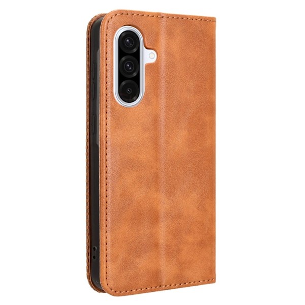Till Samsung Galaxy A56 5G Plånboksfodral  - Brun Brun