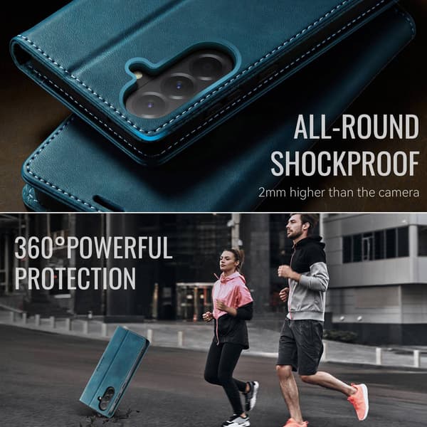 Samsung Galaxy A37 5G CASEME Lompakkokoteloon Green