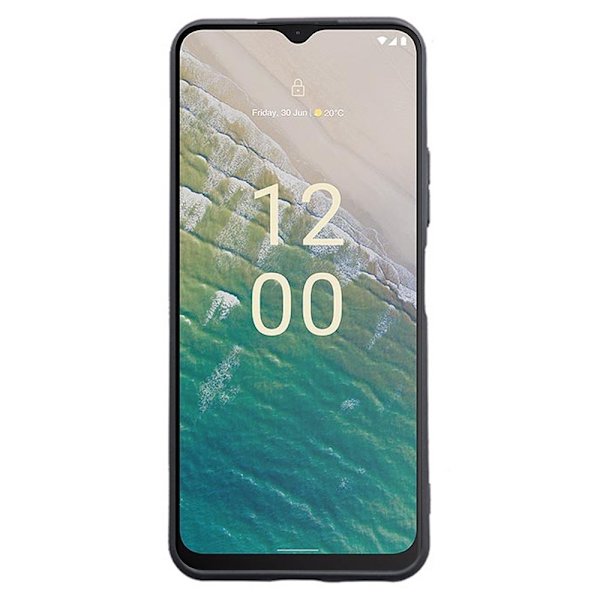 Slim-Fit TPU telefoncover til Nokia C32 - Sort Black