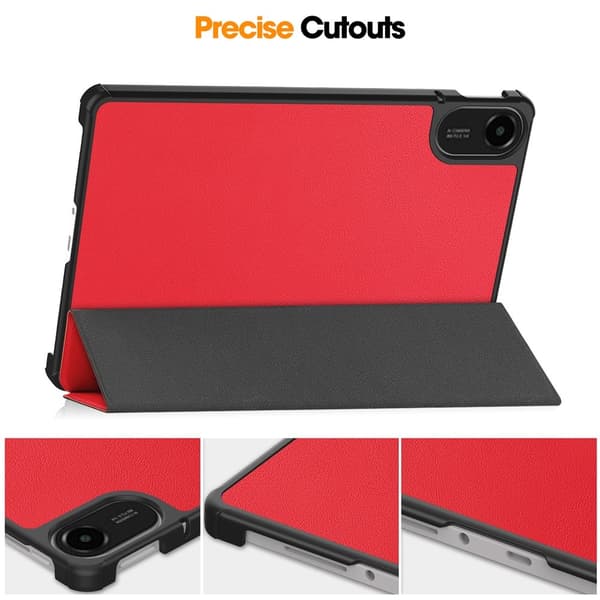 Til Xiaomi Redmi Pad 2 Cover Stødsikkert Stand Cover til Tablet Red