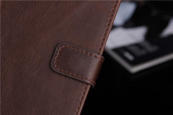 For iPhone 6 / 6s Retro Lompakkokotelo / Fodral - Mörkbrun Brown