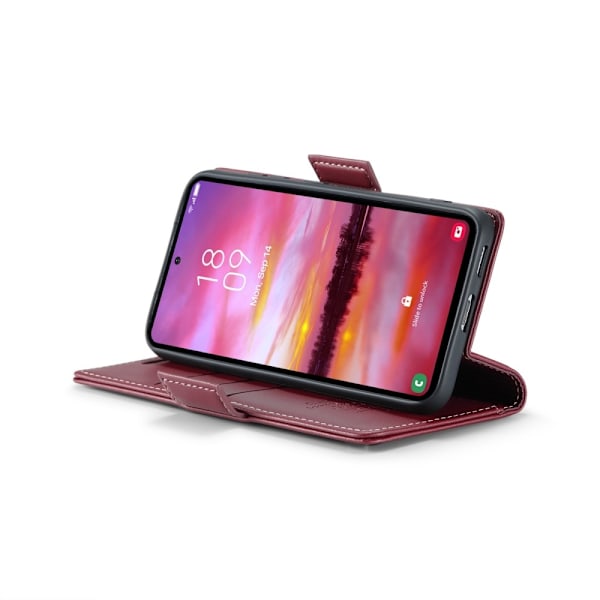 CASEME Retro Pung Taske til Samsung Galaxy S25 Red