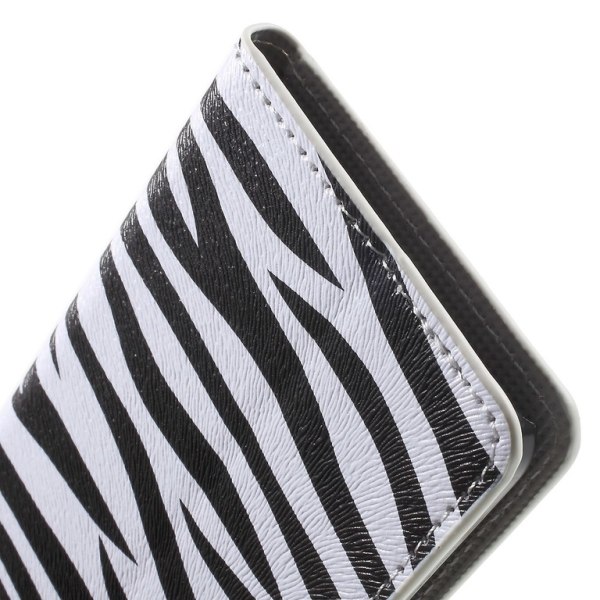 Microsoft Lumia 650 Plånboksfodral - Zebra Svart