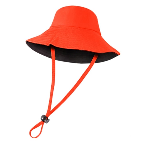 Hatt Solhatt Mesh Keps med bred brätte - Orange Orange
