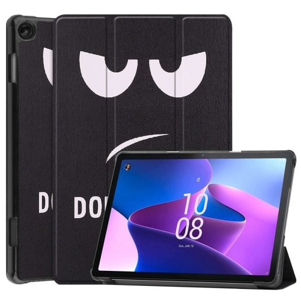 Tri-fold Fodral till Lenovo Tab M10 Gen 3 - Don't Touch Me multifärg