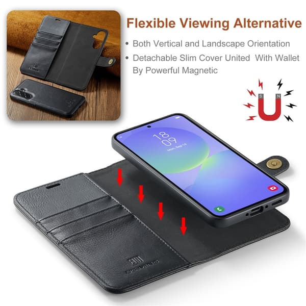 Til Samsung Galaxy A37 5G DG MING telefonpung cover Black