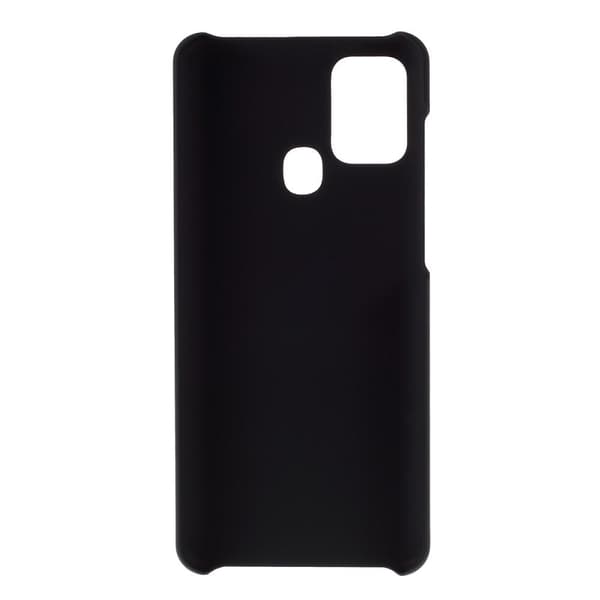 Samsung Galaxy A21s Gummiert Hardplastdeksel - Svart Black