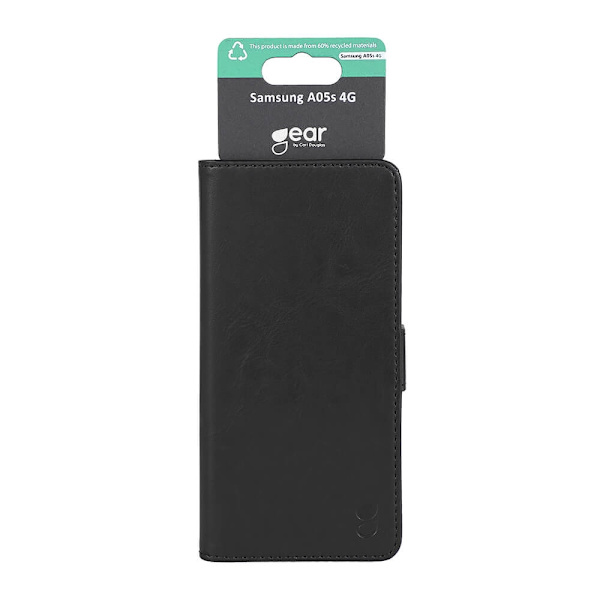 GEAR Wallet kotelo, musta Samsung Galaxy A05s Black