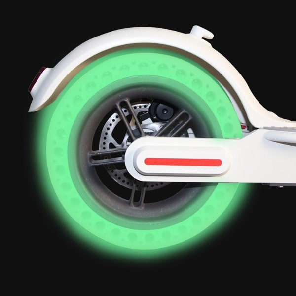 Natfluorescerende gummidæk til Xiaomi Mijia M365 elektrisk scoot Green