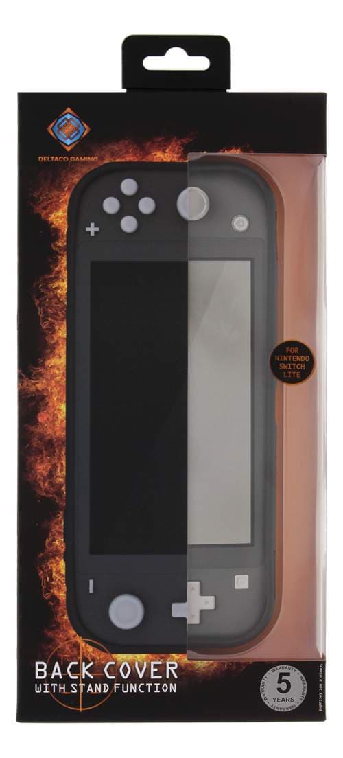 DELTACO GAMING Kompatibel med Nintendo Switch Lite Cover - skal sort Black