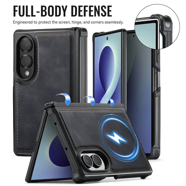 CASEME Magnetisk telefoncover til Samsung Galaxy Z Fold8 Black
