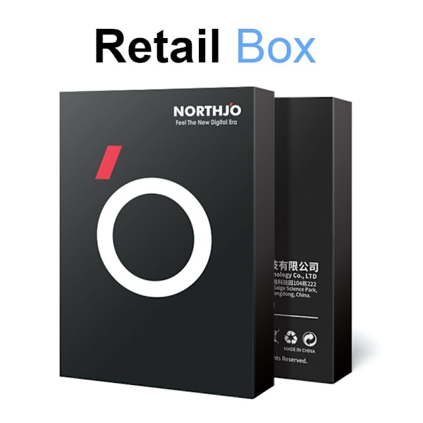 NORTHJO 2-Pack Kameralinsskydd för iPhone 16 Pro / 16 Pro Max, Härdat Glas Svart