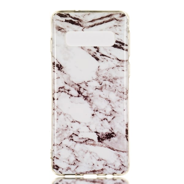 Marble Pattern IMD TPU Soft Back Cover til Samsung Galaxy S10 - S Multicolor